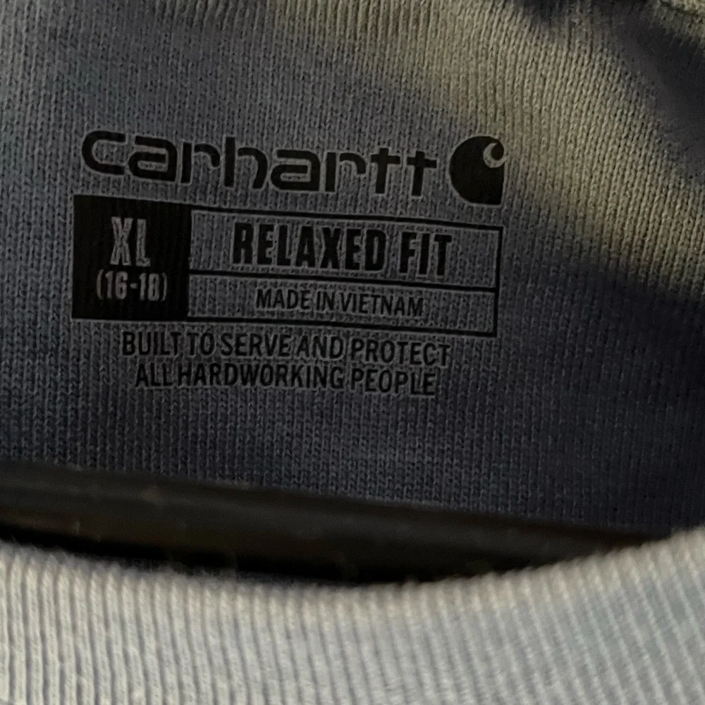 Carhartt Men's Crewneck Sweater in Blue - Picture 2 of 2